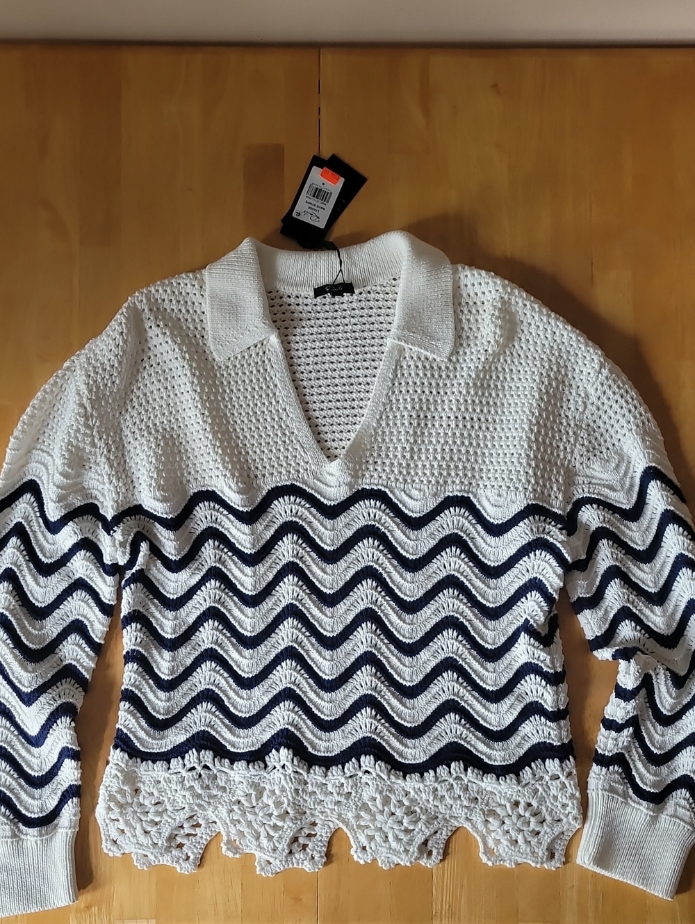 Rails Louise Sweater in Wave Stripe - Picture 3 of 12